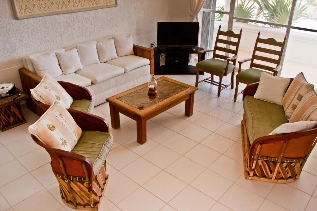 أكومال Villas Flamingo الغرفة الصورة