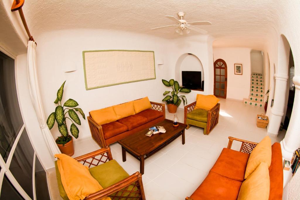 أكومال Villas Flamingo الغرفة الصورة